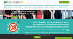 Desktop Screenshot of evoluzioniweb.it